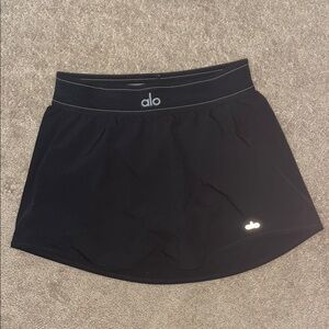 ALO Yoga Black Mini Skirt